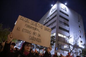 Protesta agua, OSE, Poder Ejecutivo